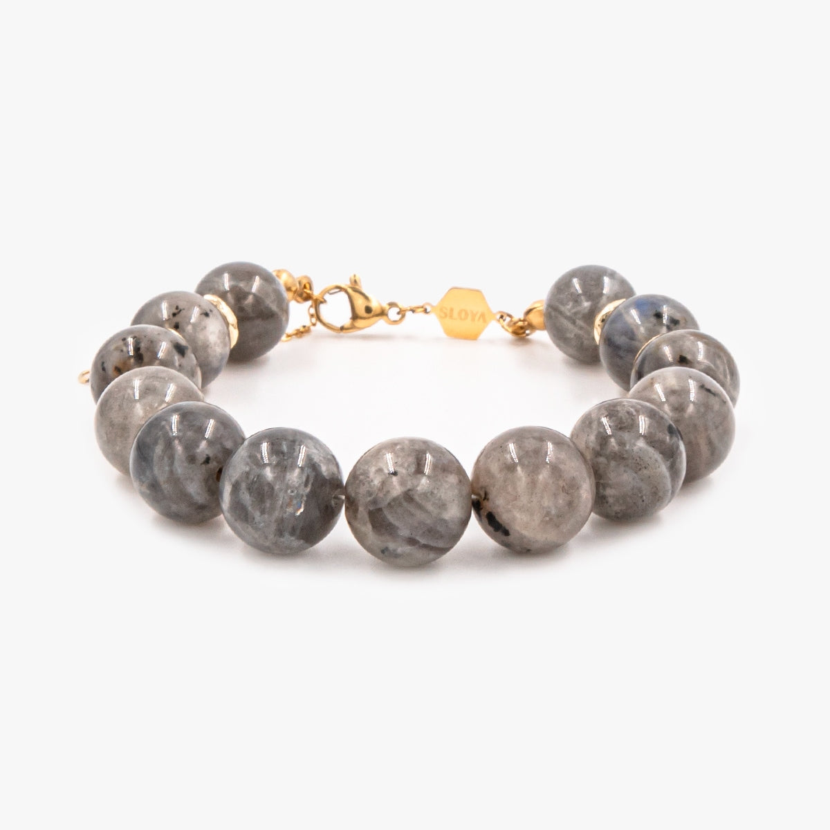 Bracelet Kamelia en pierres de Spectrolite - SLOYA